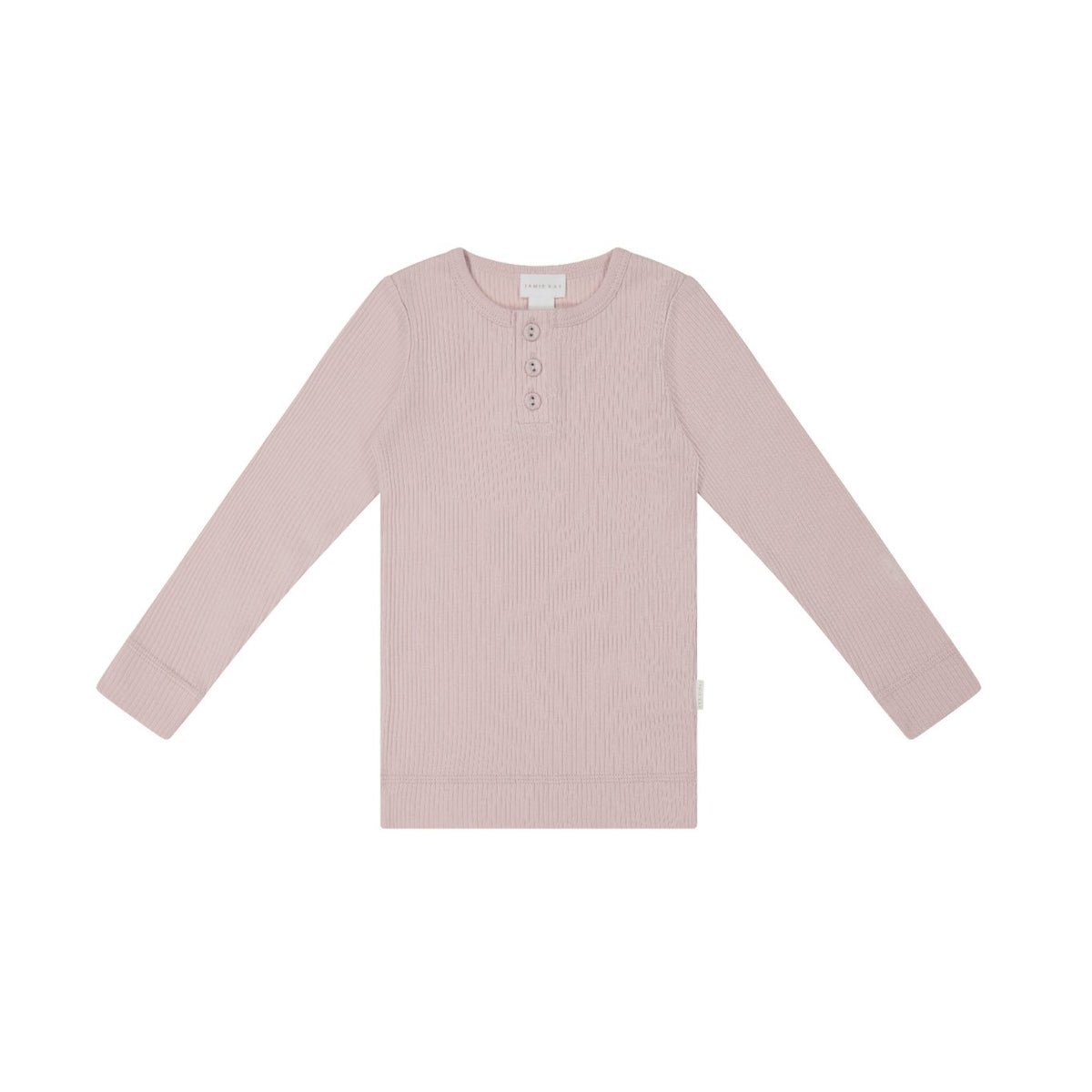 JAMIE KAY - Organic Essential Henley | Feather