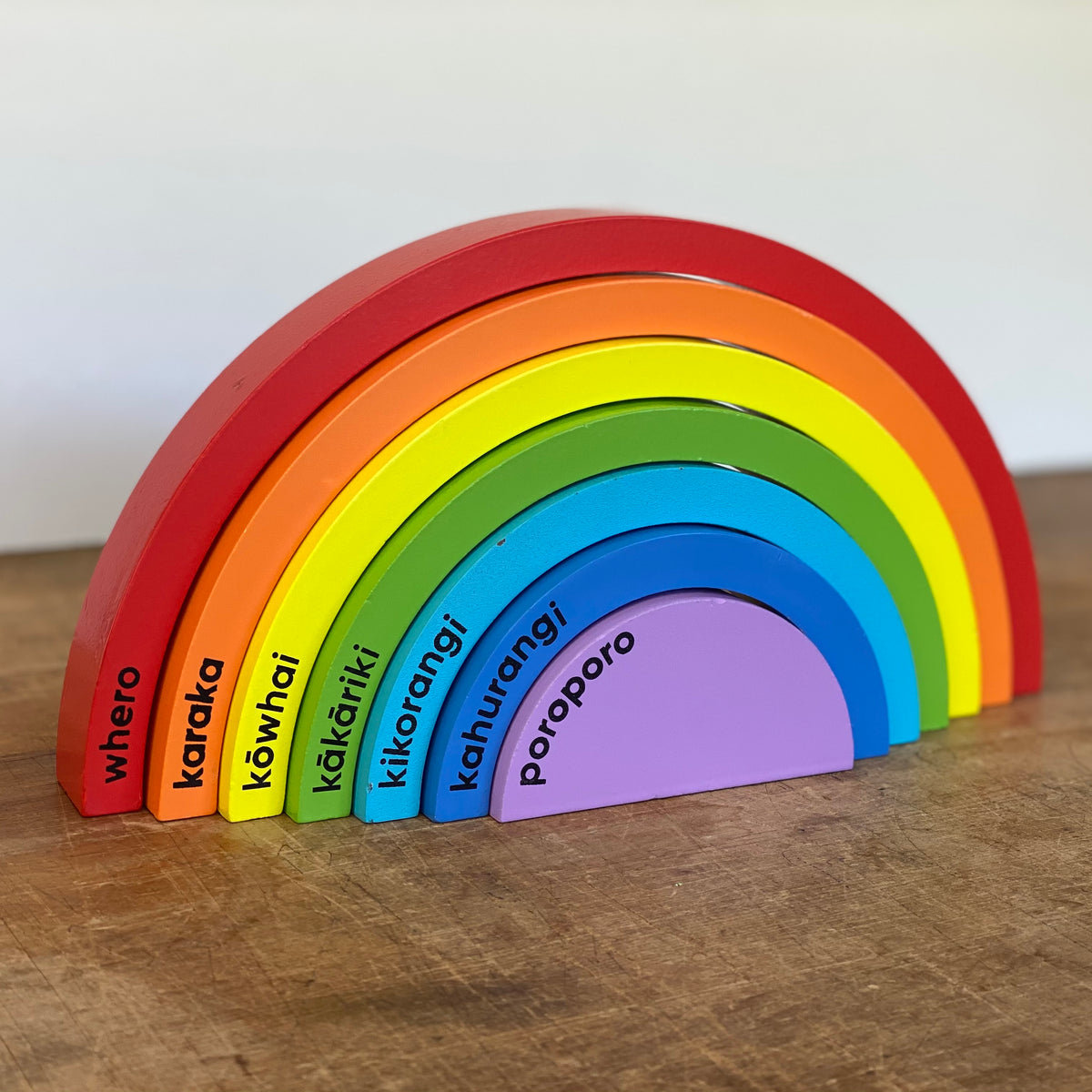 Te Reo Maori Rainbow Blocks Pretty Kiwi