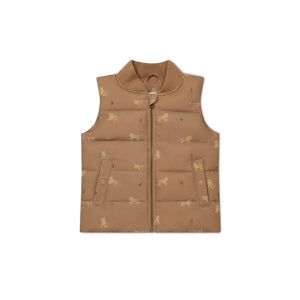 Jamie Kay Taylor Vest - Lenny Leopard Hot Chocolate