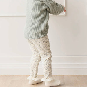 Jamie Kay Organic Cotton Everyday Legging - Dainty Egret Blues