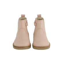 Jamie Kay Leather Boot with Elastic Side - Blush