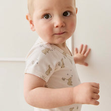 Jamie Kay Organic Cotton Hudson Short Sleeve Bodysuit - Lapin Jardin