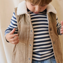 Jamie Kay Pima Cotton Vinny Long Sleeve Top - Essential Stripe Charter/Cloud