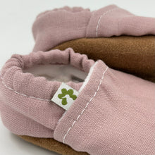 Booties | 100% Linen Blush