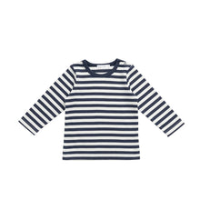 Jamie Kay Pima Cotton Vinny Long Sleeve Top - Essential Stripe Charter/Cloud