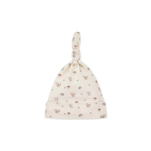 Jamie Kay Organic Cotton Knot Beanie - Woodland Friends