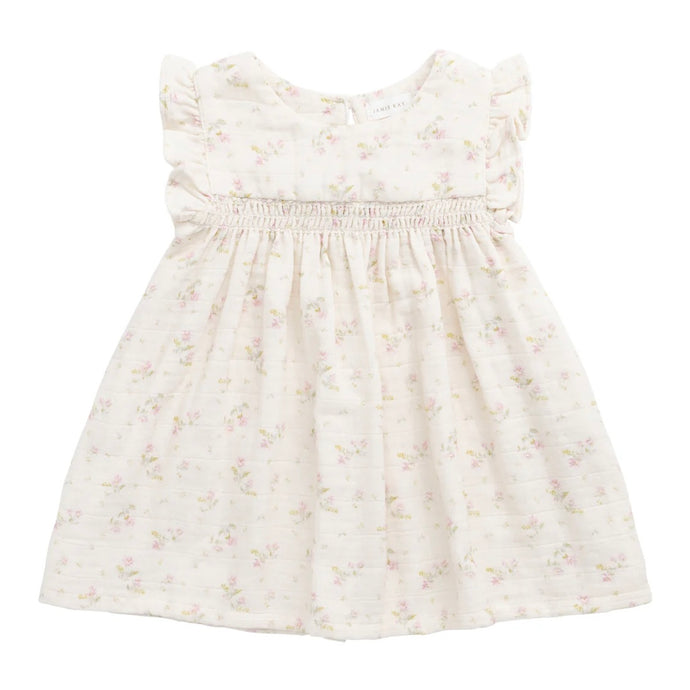 Jamie Kay Organic Cotton Muslin Tiana Dress - Emelia Pink