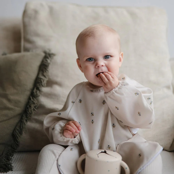 Mushie Long Sleeve Bib