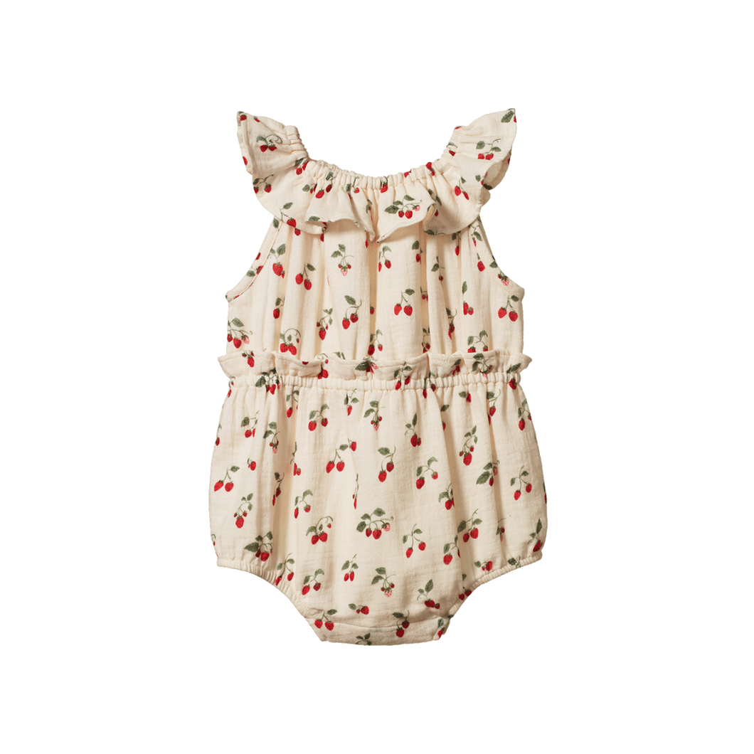 Nature Baby Plum Suit Muslin - Strawberry Blush