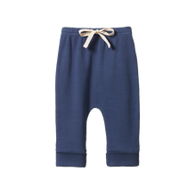 Nature Baby Cotton Drawstring Pants - Vintage Indigo