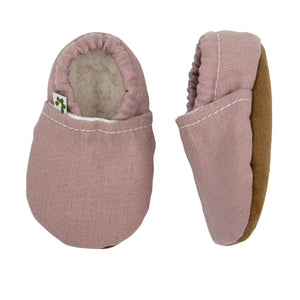 Booties | 100% Linen Blush