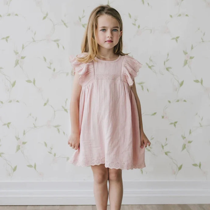 Jamie Kay Muslin Maple Dress - Powder Pink