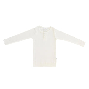 Jamie Kay Long Sleeve Henley - Milk