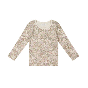 Jamie Kay Organic Cotton Long Sleeve Top - April Eggnog