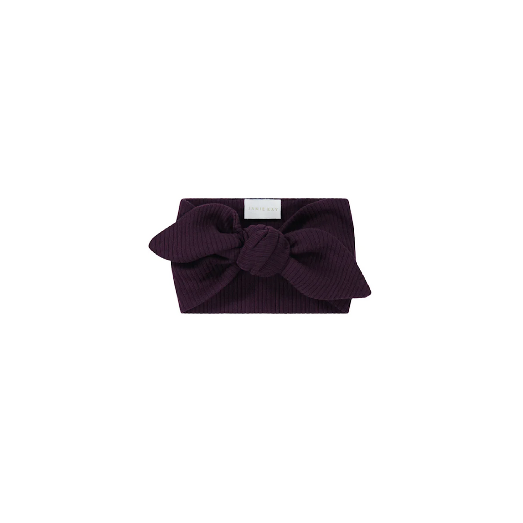 Jamie Kay Organic Cotton Modal Elastane Headband - Fig