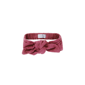 Jamie Kay Organic Cotton Muslin Headband - Raspberry Pink
