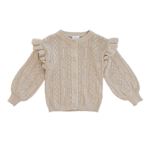 Jamie Kay Brooklyn Knitted Cardigan - Mouse Marle