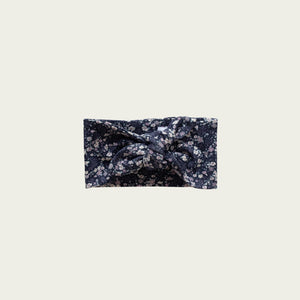 Jamie Kay Organic Cotton Headband - Blueberry Floral