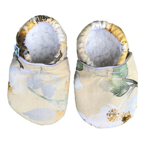 Booties | Mustard Peonies