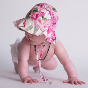 Sun Hat - Pink Lily