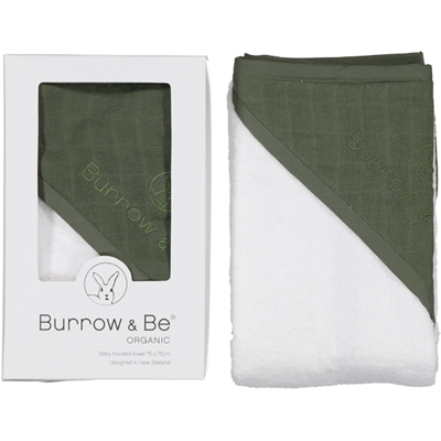 Burrow & Be Hooded Baby Towel